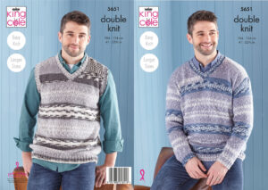 man vest knitting pattern